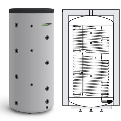 PUWD series - Buffers with internal heat exchanger category image